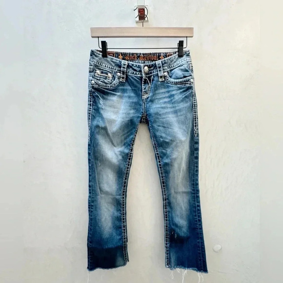 Rock Revival Denim - Rock Revival || Kelly Boot Cut Y2K Jeans Color Kelly#2 Sz 26